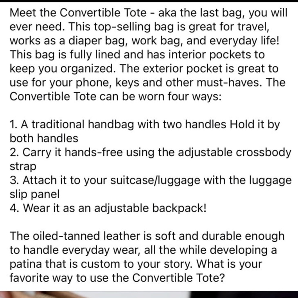 Sseko convertible tote and matching wallet - Picture 6 of 8